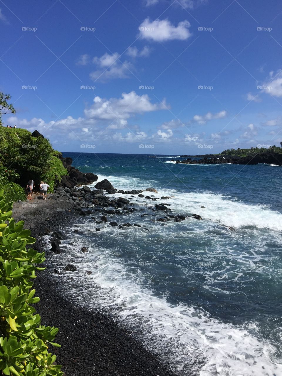 Black Beach Hana Maui