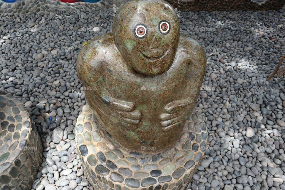 Handmade Stone Statues found in "Kamay na Bato", LaUnion. Its an art gallery that attracts tourists.