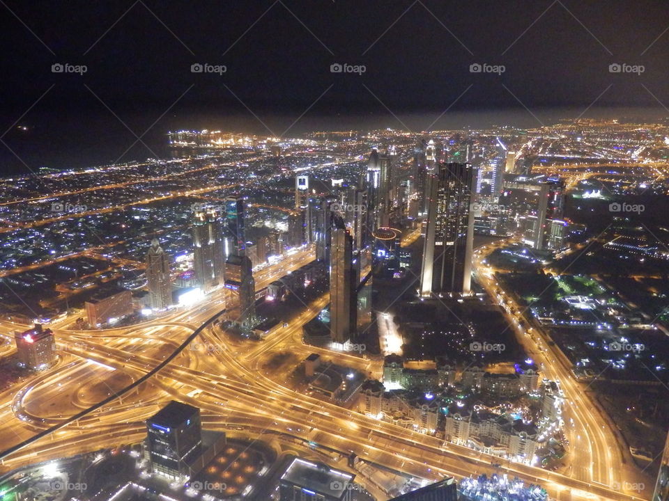 An eye from the tallest building in the world 