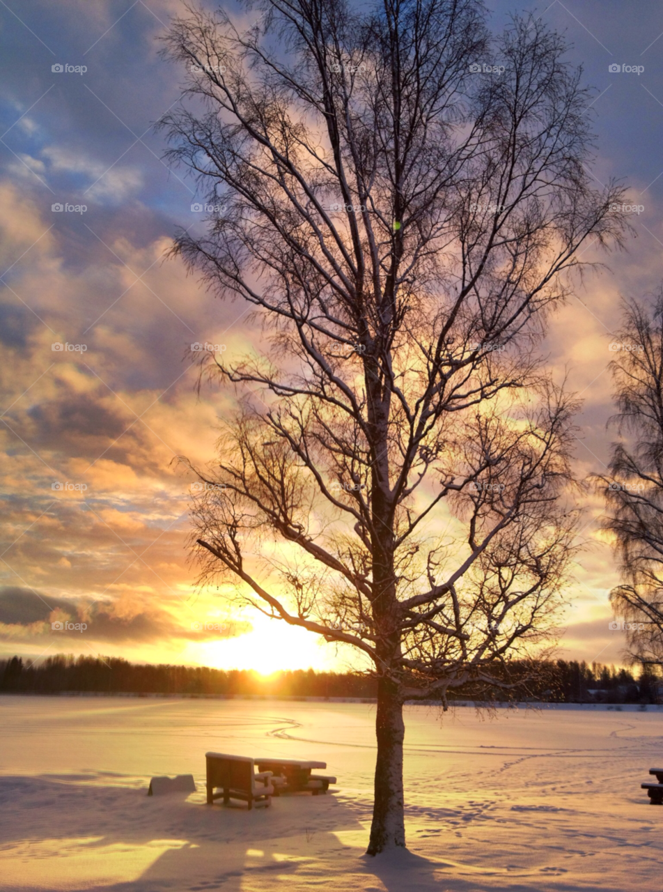 kroppkärrs lake karlstad snow winter sweden by mamasnest