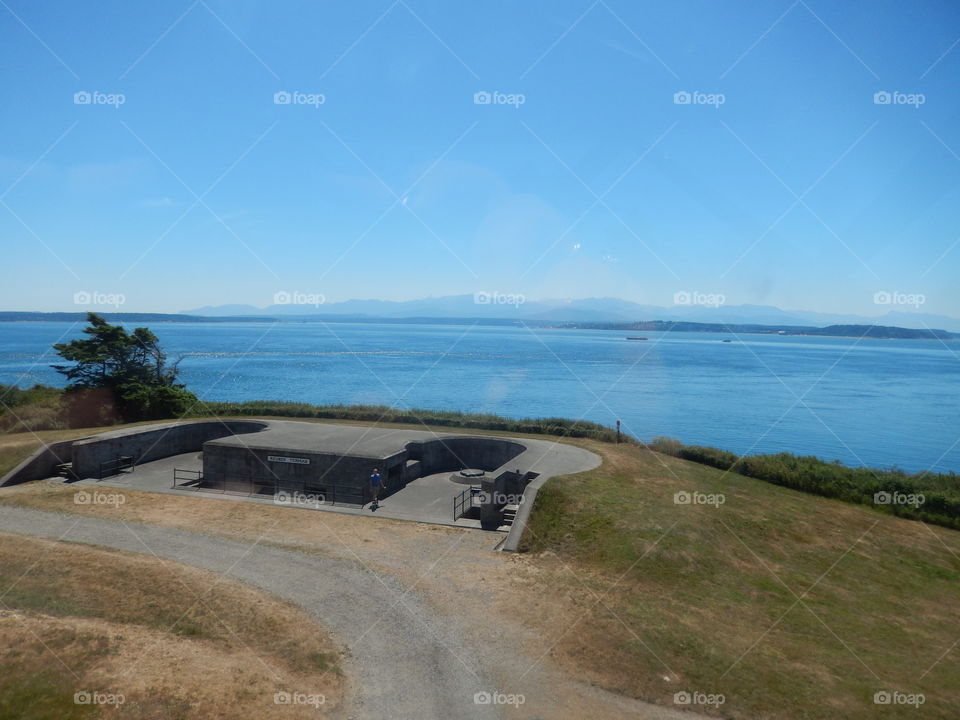 Fort Casey. overlooking the cannons