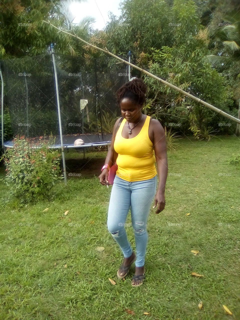 Girl, Grass, Park, Outdoors, Child