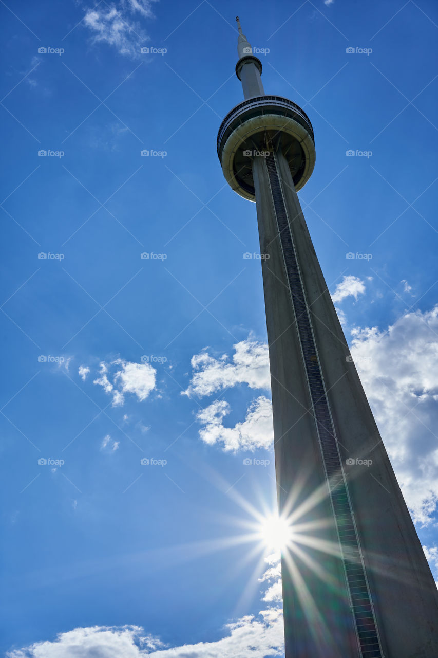 23 m tall model of Toronto CN Tower.  Minimundus, Austria 