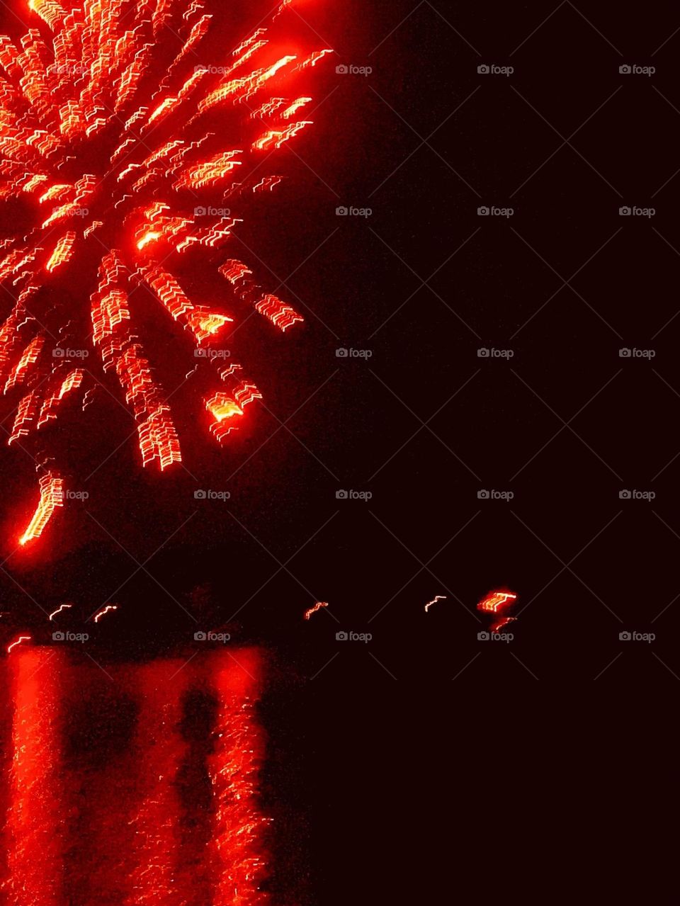 Abstract fireworks 