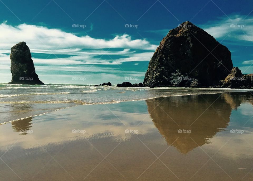 Ruby beach reflection