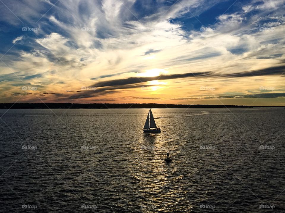 Twilight boating