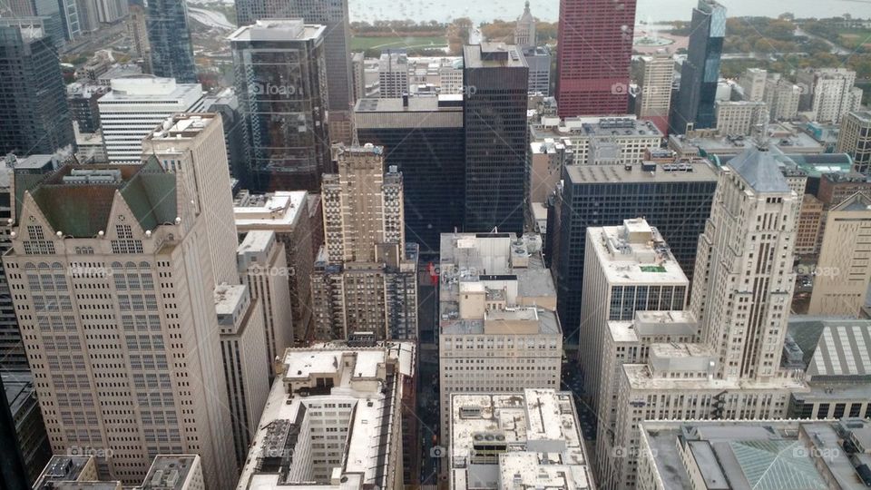 Chicago from above 