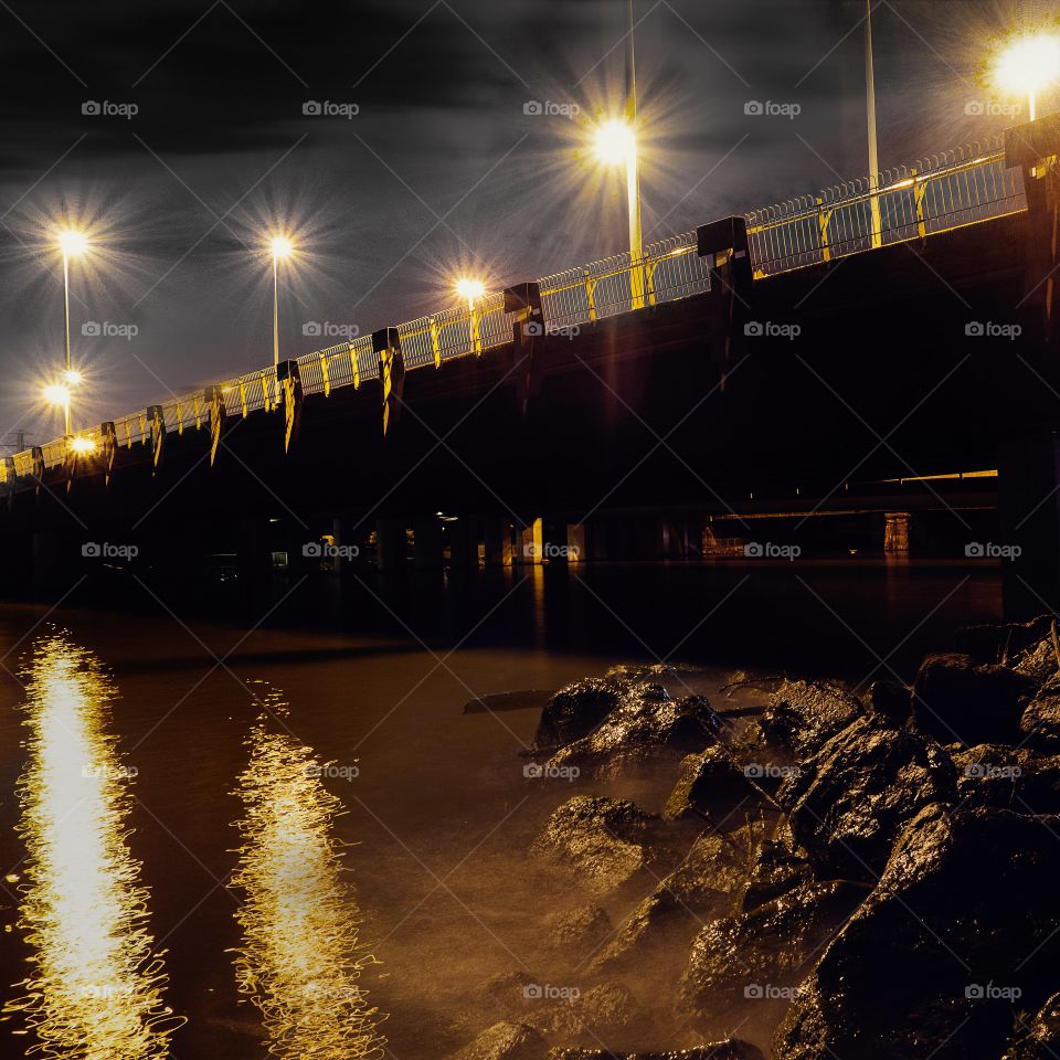 Humber Bay highway bridge