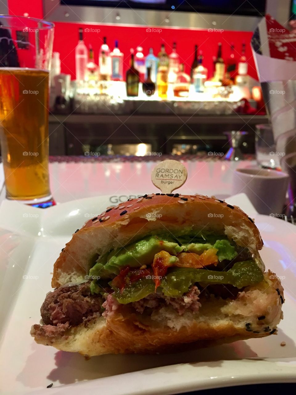 Tasty hamburger in Las Vegas 