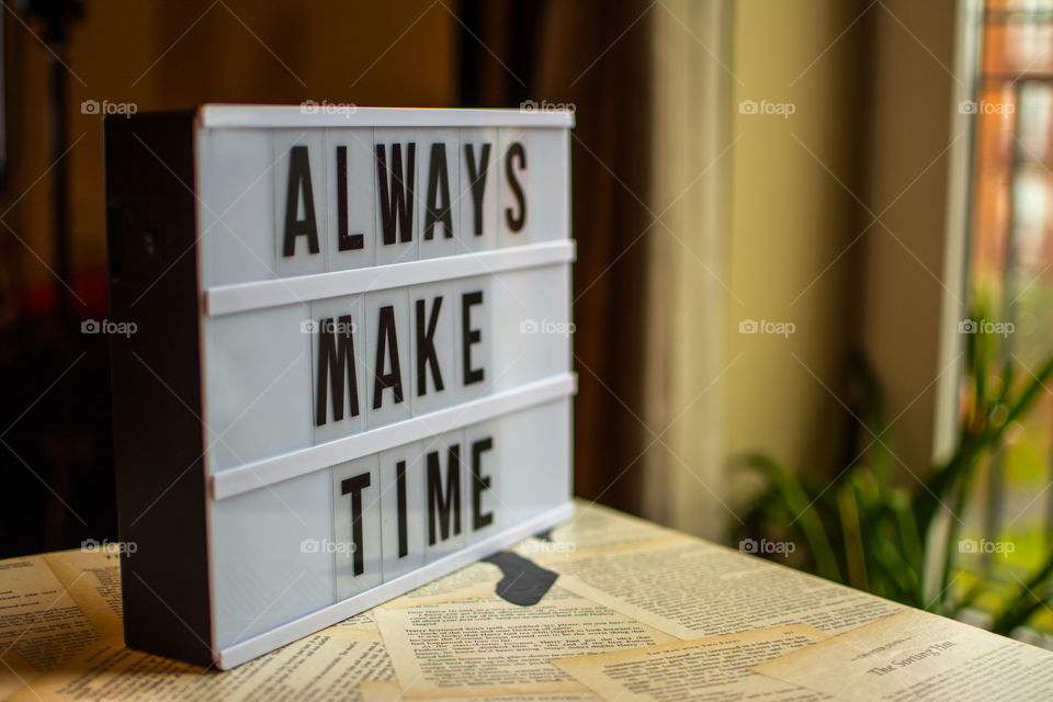 always make time