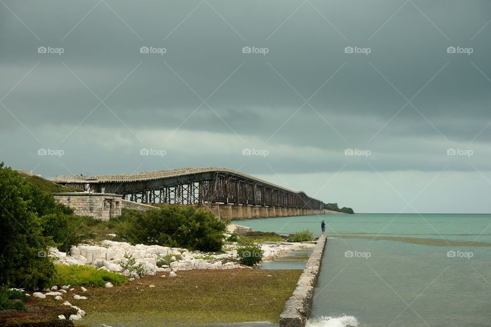 Broke down fishing. Shooting near Flannigan's bridge in the Florida Keys