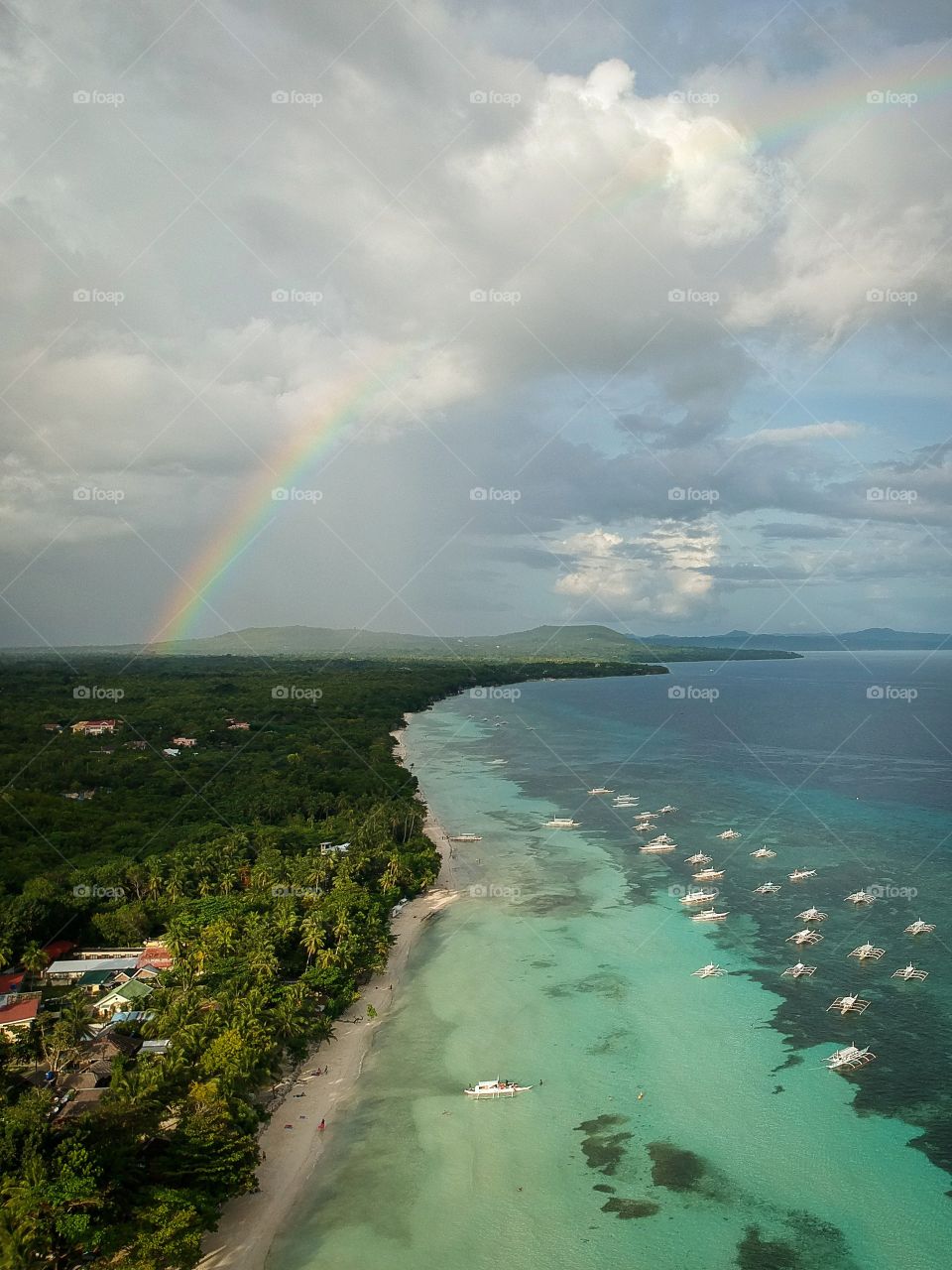 Rainbow over paradise