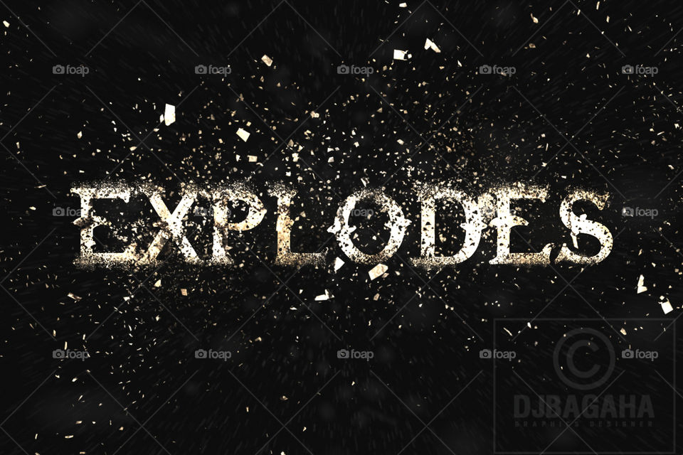 #explosion #text #effect #creative #design #ps #adobe #photoshop #edits  #designgraphic  #letter #color #words  #typography #art