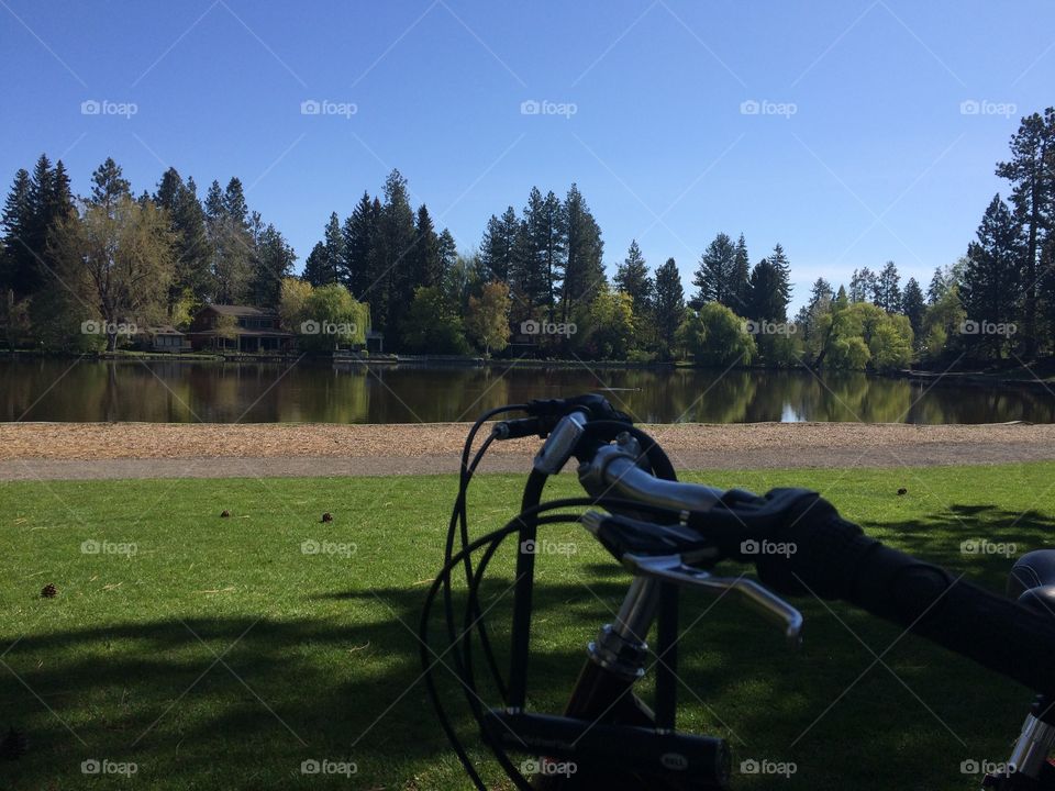 Bike ride in the park