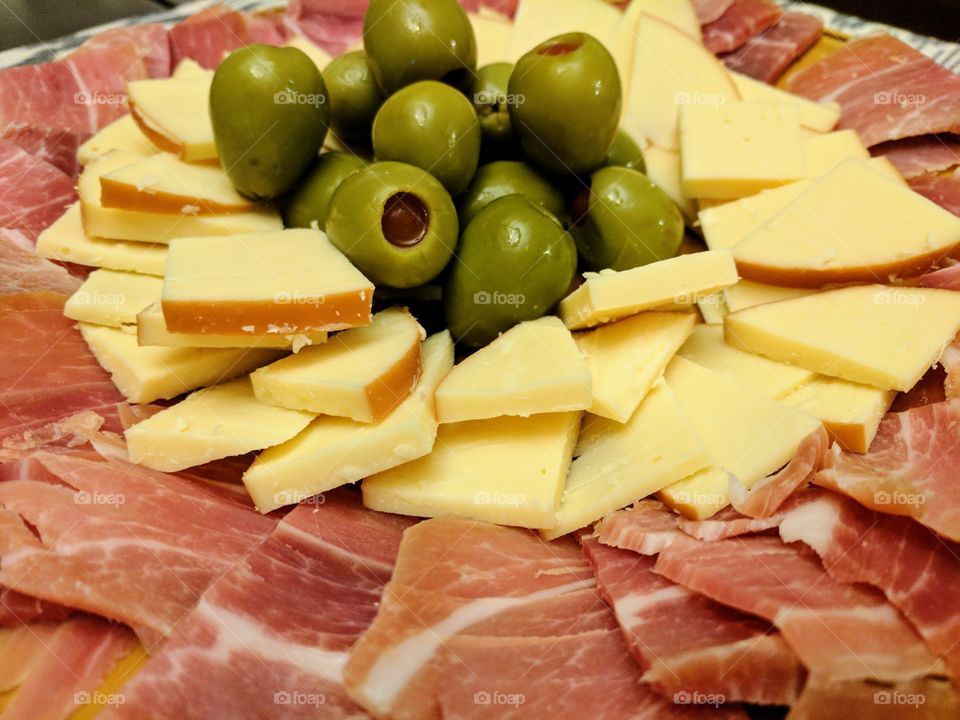 Cheese and Prosciutto Tray