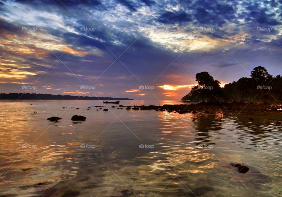Sunrise. Sunrise in Andaman Islands