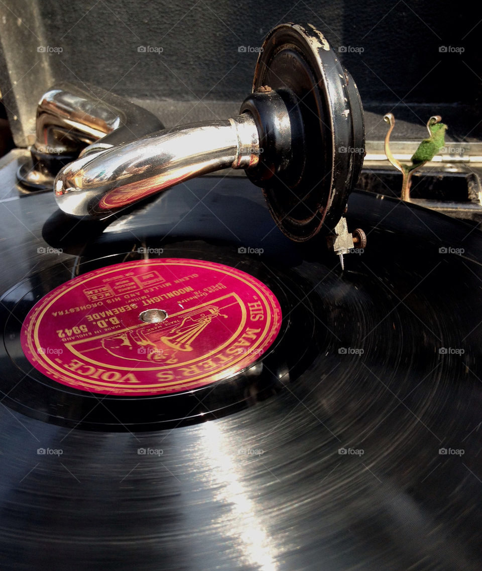 Gramophone record.