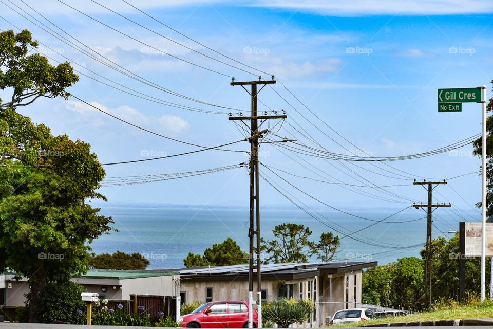 The beautiful view over looking the harbour from my suburb.