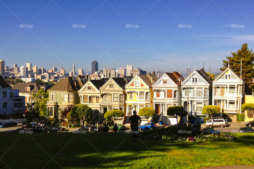 San Francisco from a hill