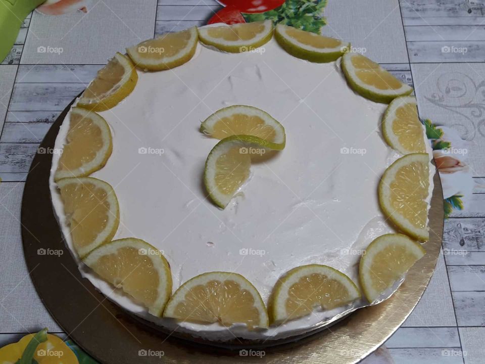 torta al limone