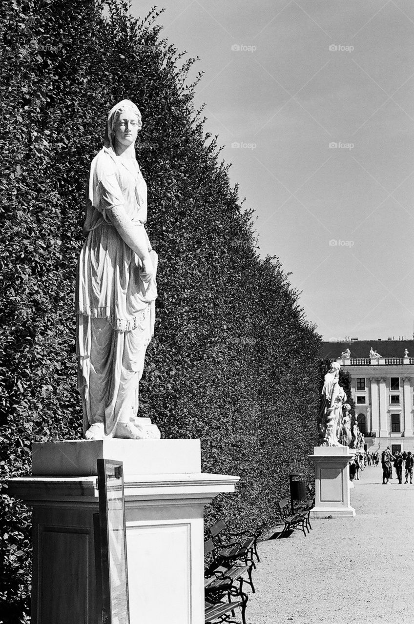 Statuary, Schonbrunn Palace, Vienna, Austria