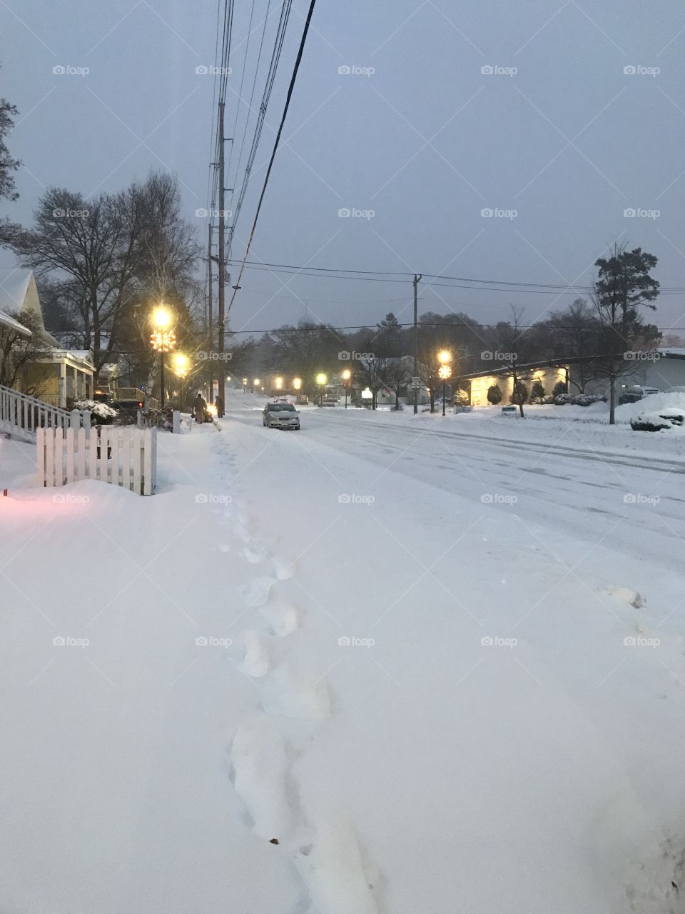 Snowstorm streets 
