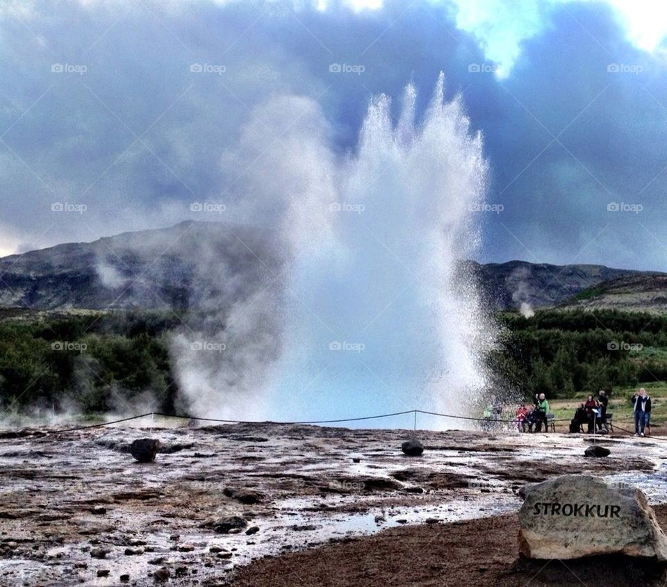 Iceland geysers