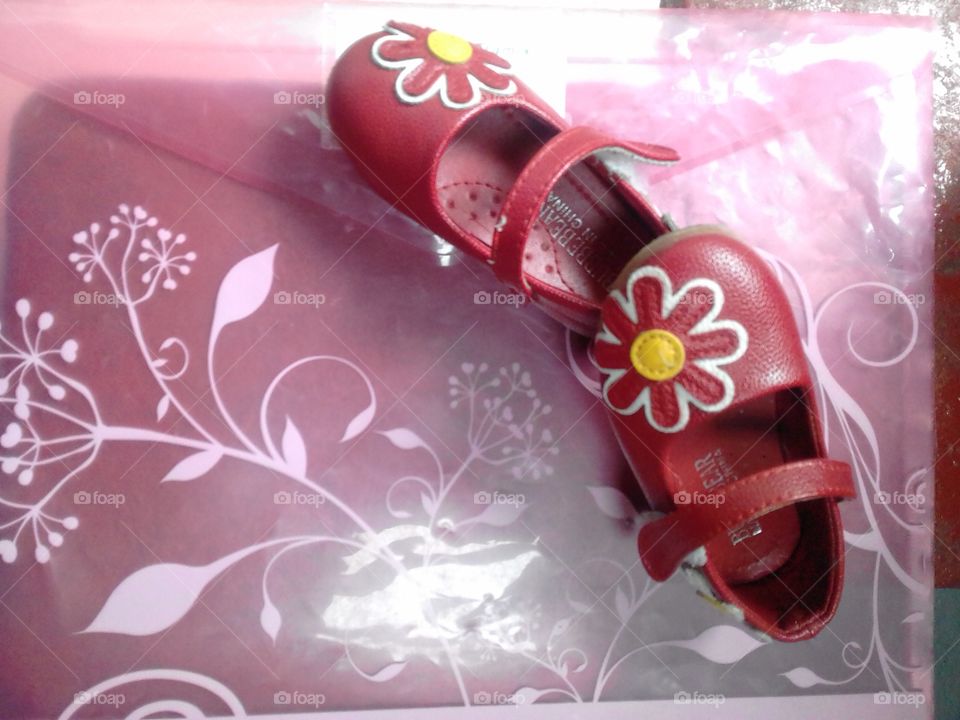 Red Colour Slippers 01...