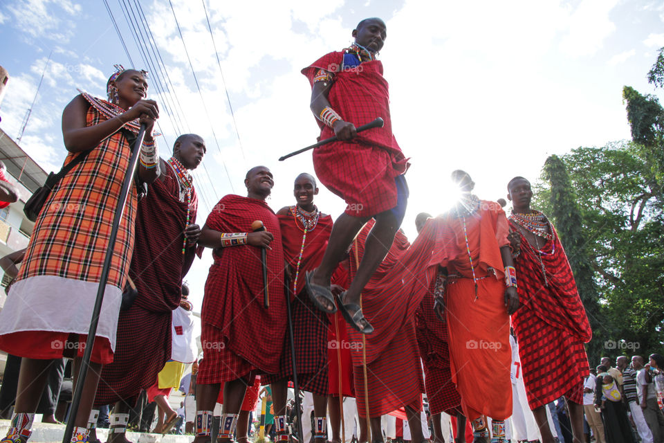 these are the people of MAASAI from kenya.