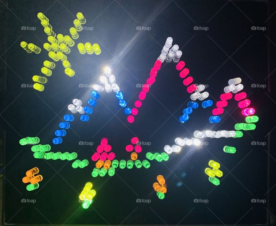 Lite.Brite colour pegs