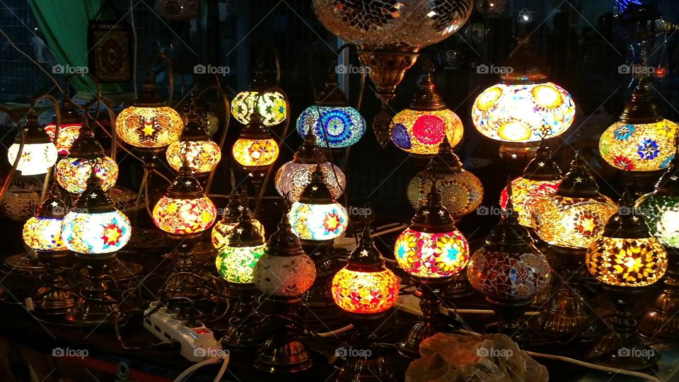 lamps, lanterns.