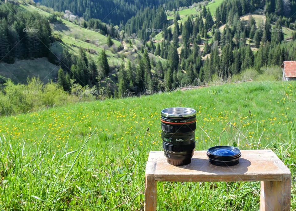 Products I Always Take with Me, Camera Lens Coffee Mug