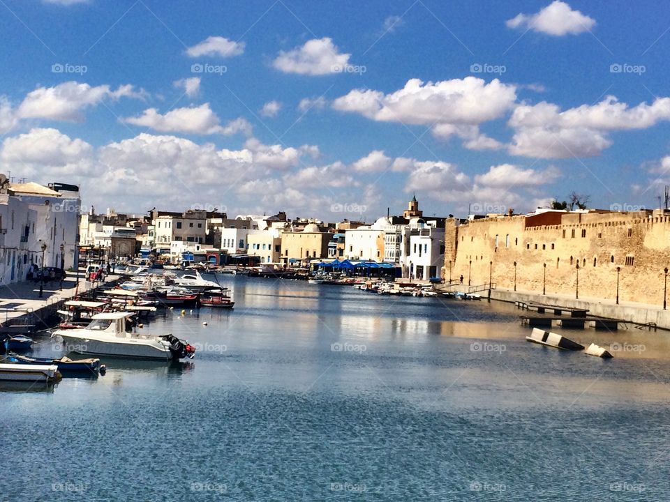 old port. old port of Bozerte Tunisia 