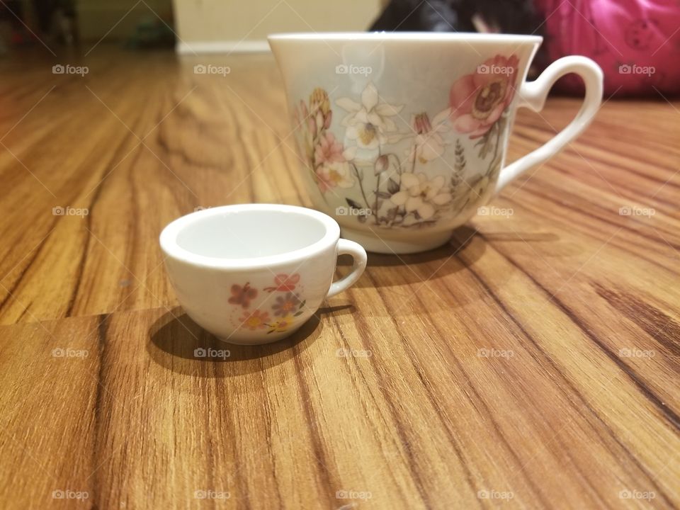 Cup, Wood, Tea, Coffee, Table