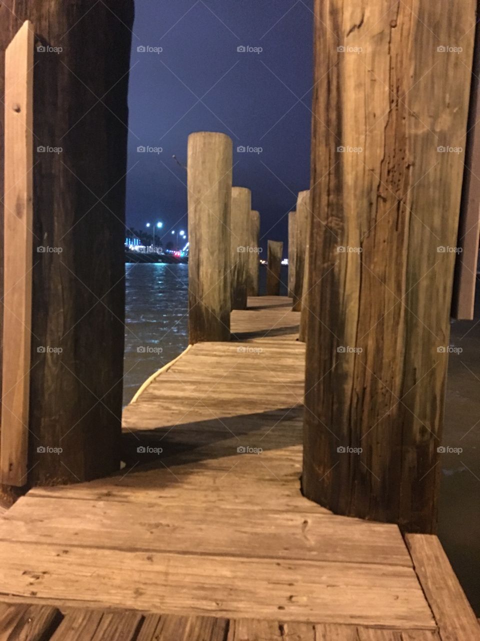 Night pier