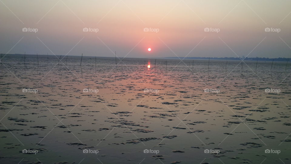 sunset at beach