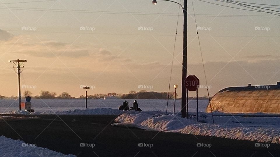 Vehicle, No Person, Water, Winter, Watercraft