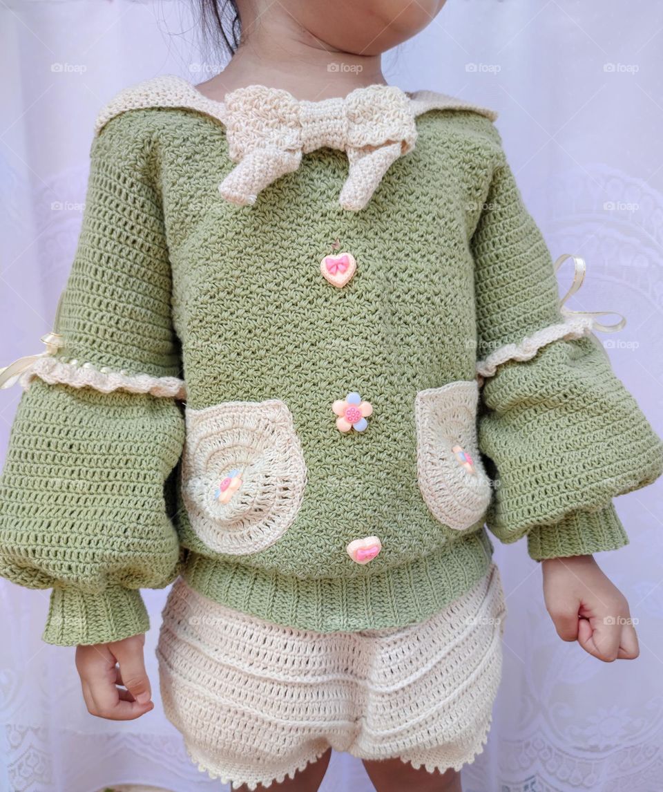 beautiful jiji Pullover. created by amazing crochet Pattern designer Ms. Berna