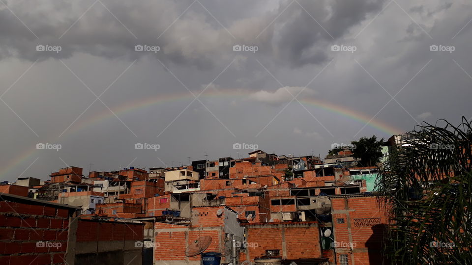 Arco iris na favela 🌈