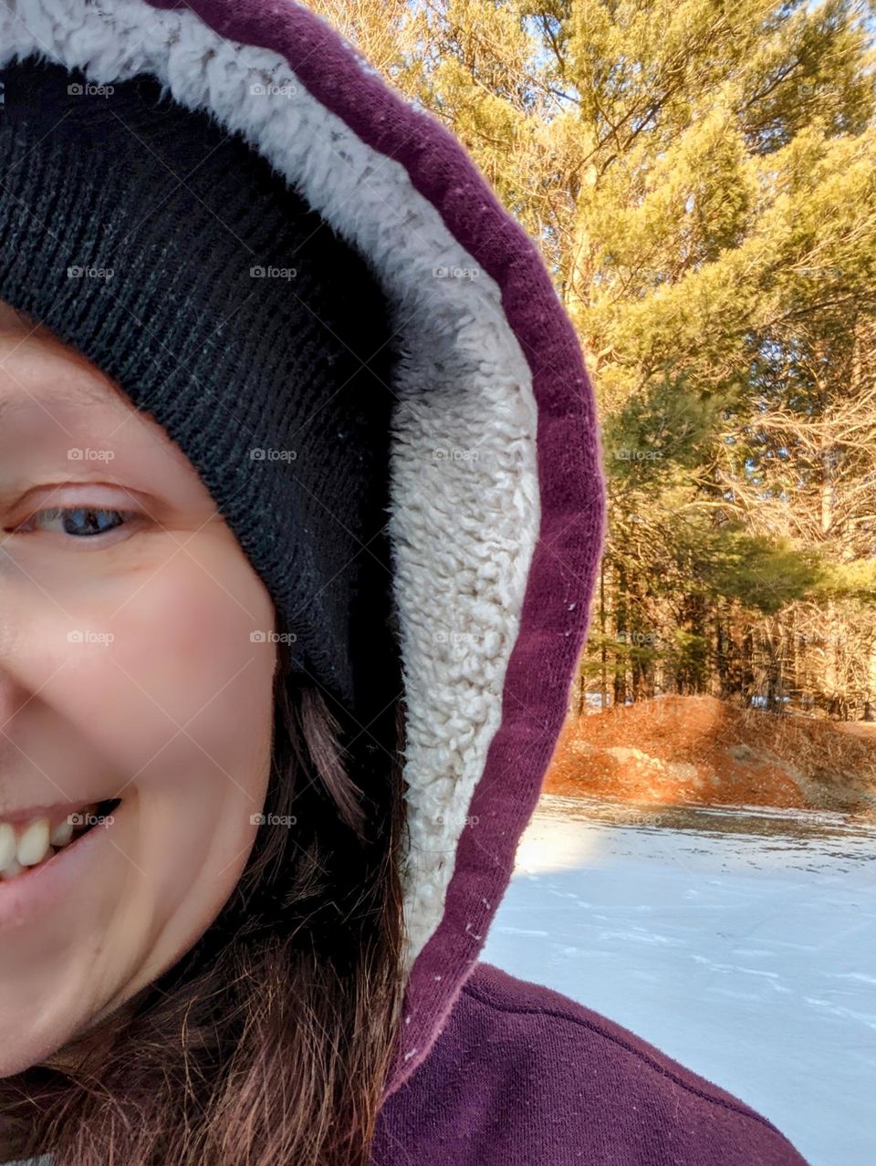 Viva magenta happy woman