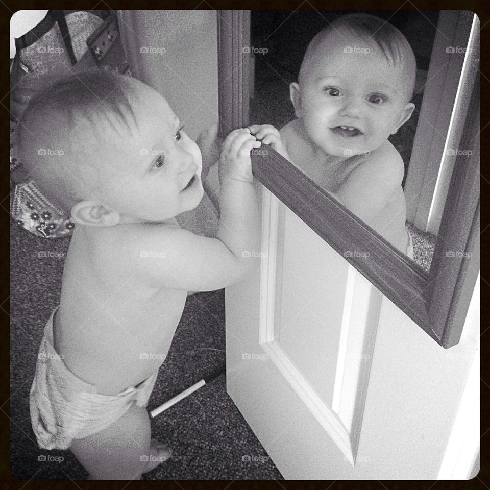 Baby in the Mirror