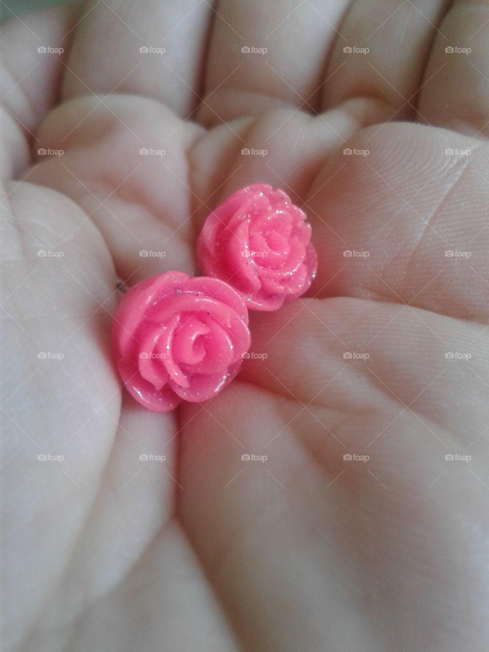 Earring roses