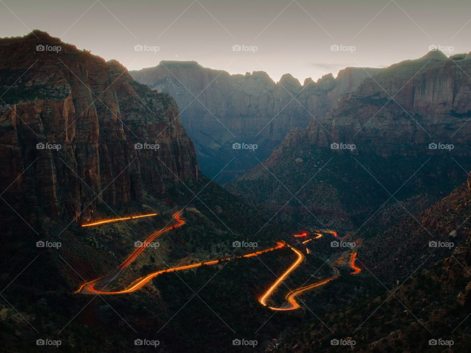 Zion National Park Road