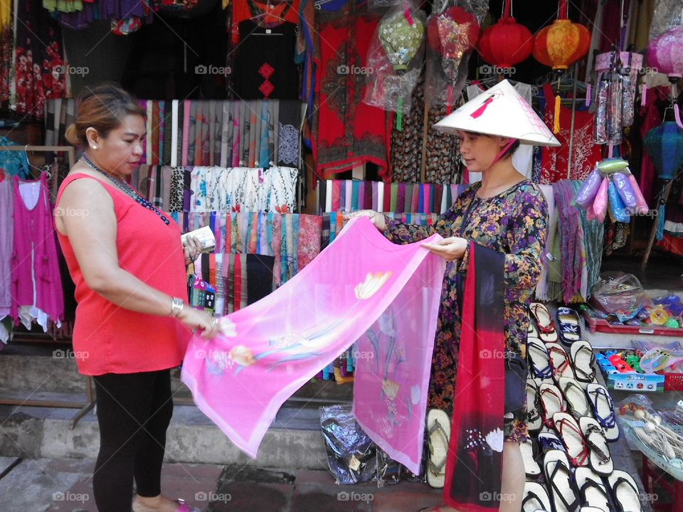 Vietnam silk