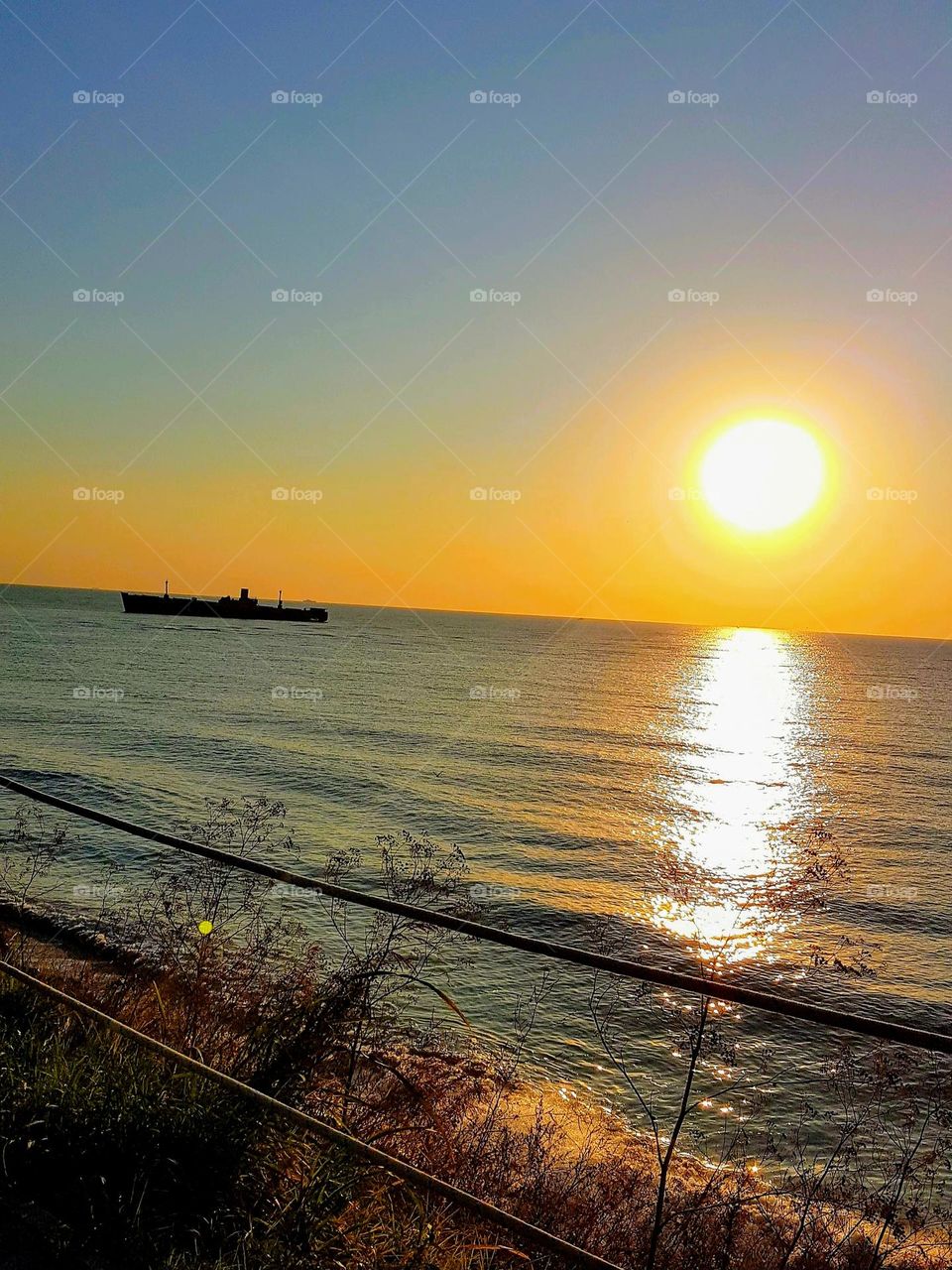 sunrise at the black sea