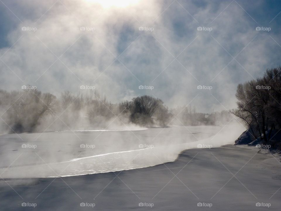 Frigid Morning In Saratoga 