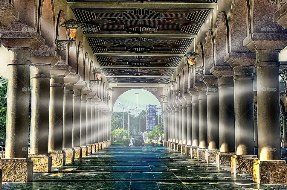 inside of islamic centre samarinda