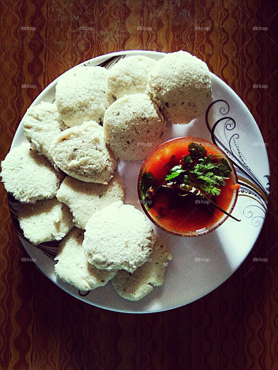 breakfast of idali chatni
