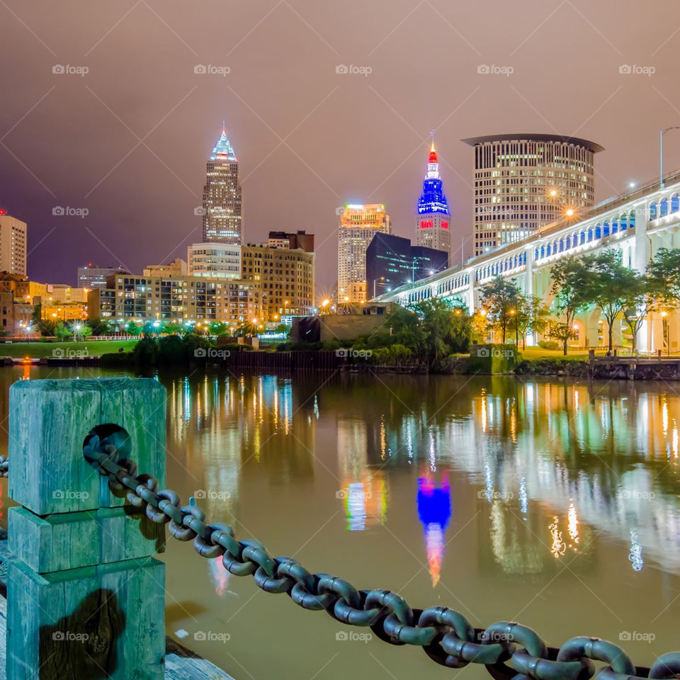 cleveland ohio skyline
