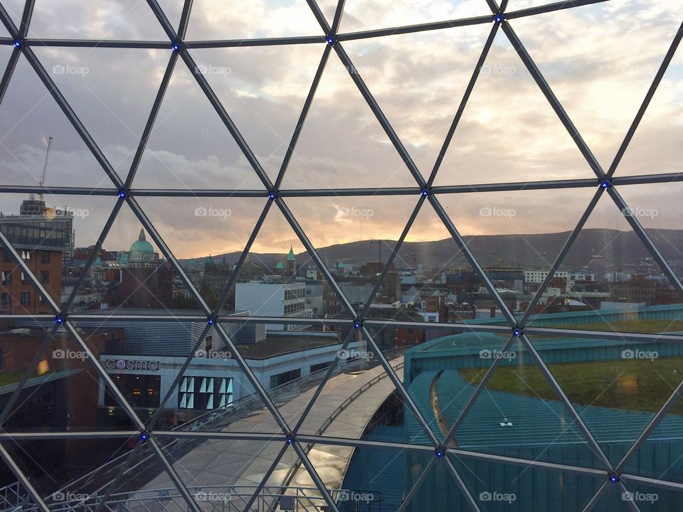 Sunset in Belfast 